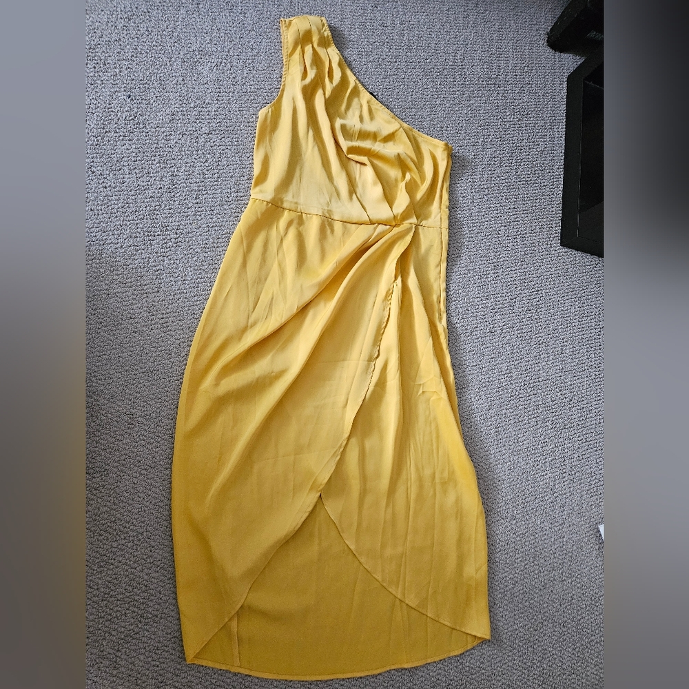 Pretty Garden Satin Dress
